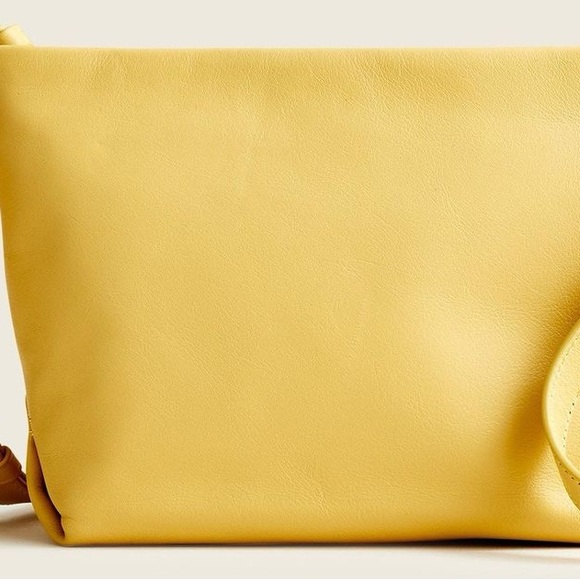 J Crew Oslo bag crossbody MSRP $138, soft yellow NWOT - Picture 2 of 7